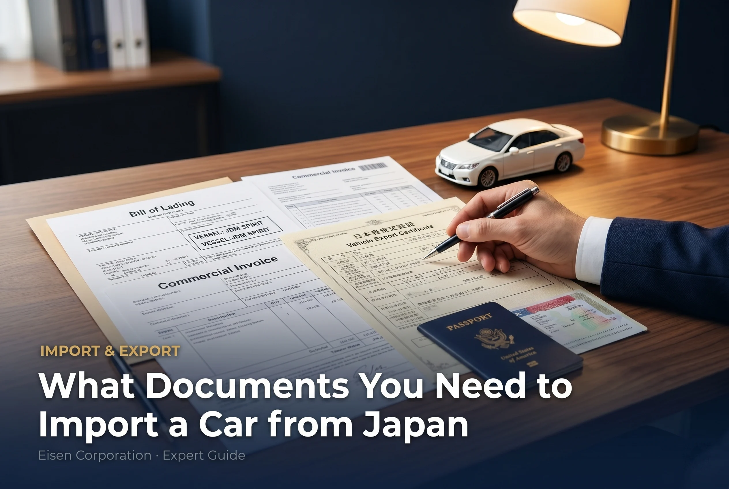 What Documents You Need to Import a Car from Japan